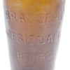 ancienne bouteille verre ambre brun bourg 07