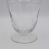 carafe ancienne sur pied verre cisele