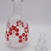 carafe vintage decor floral rouge