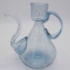 carafe verre bulle bleu huilier vinaigrier