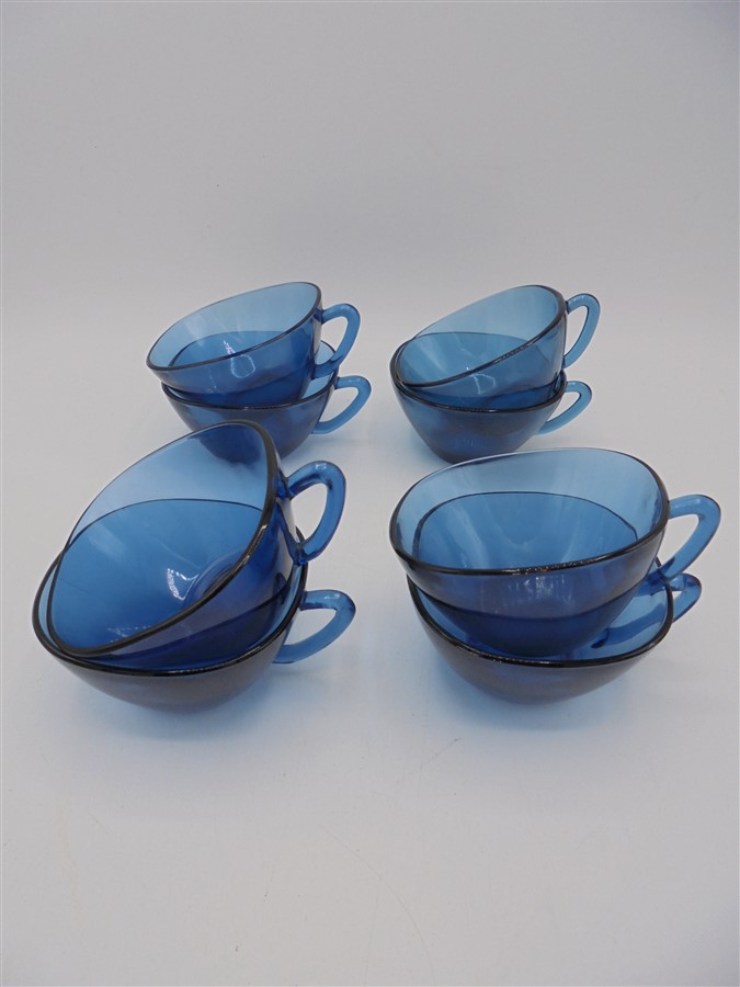 Tasse à café en verre de glaçage bleu ciel de conception de glacier  populaire  vente