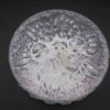 plafonnier rond verre decor soleil flammes