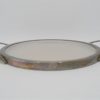 plateau verre fume ancien vintage