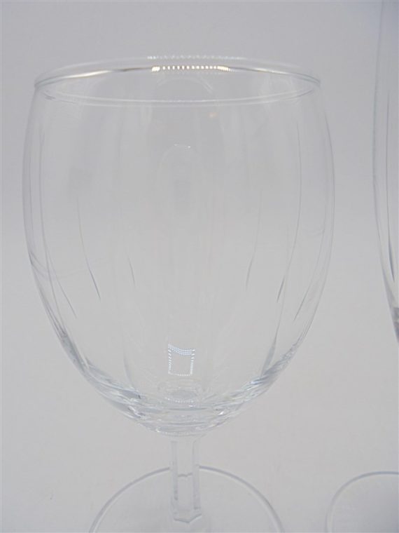 service 8 pieces verre cisele