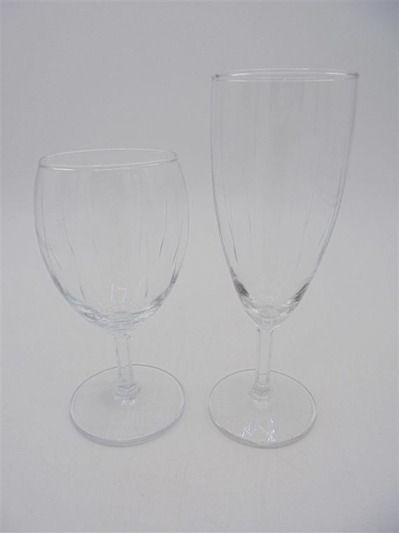 service 8 pieces verre cisele