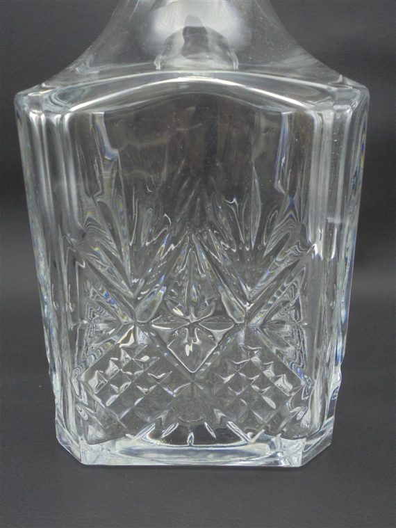 carafe whisky en cristal motifs ananas