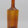 ancienne bouteille carre verre ambre