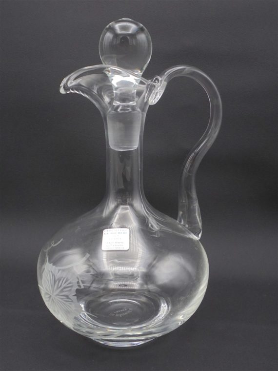 carafe cristal cisele la rochere aiguiere broc a eau