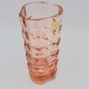 ancien petit vase verre rose