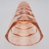 ancien petit vase verre rose