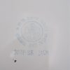 assiette gamelle tole emaillee blanche lisere bleu chine