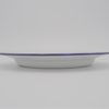 assiette gamelle tole emaillee blanche lisere bleu chine