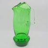 pichet broc pot a eau orangeade vintage verre vert