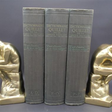 ancien dictionnaire quillet de la langue francaise 3 tomes