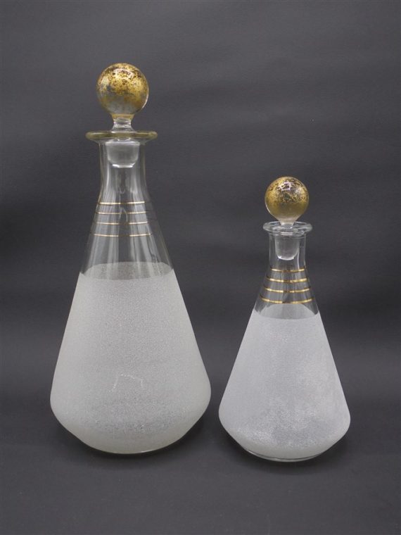 carafe vintage verre granite