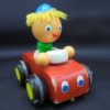 jouet bois clown voiture dodeline tete