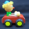 jouet bois clown voiture dodeline tete