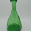 carafe en verre vert ecusson lions