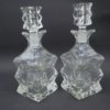 duo flacons verres style art deco