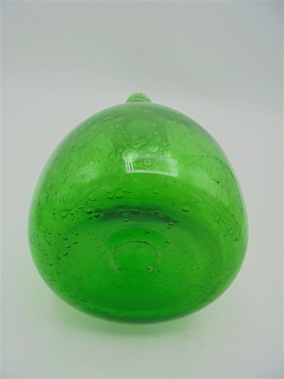 carafe verte verre bulle