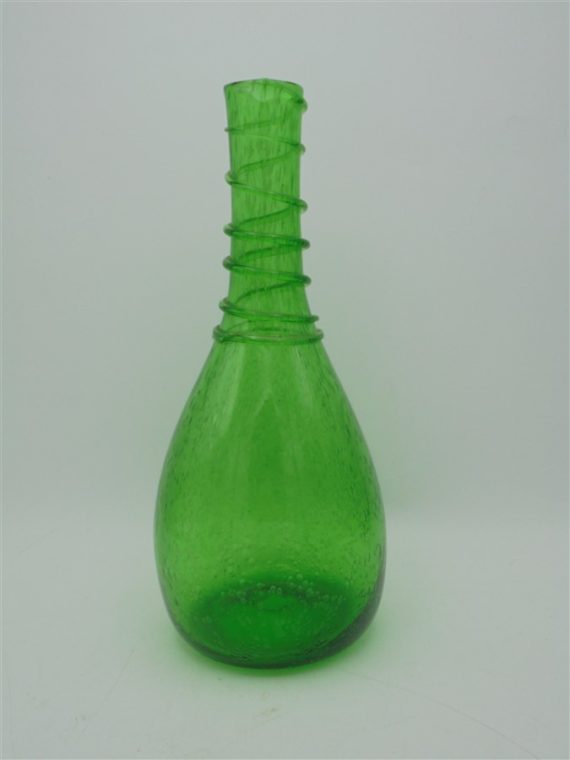 carafe verte verre bulle