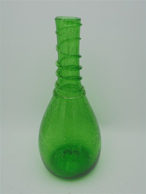 carafe verte verre bulle