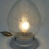 lampe oeuf verre craquele