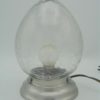 lampe oeuf verre craquele