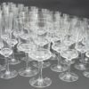 service verres a pied verres a vin eau digestif et flutes a champagne