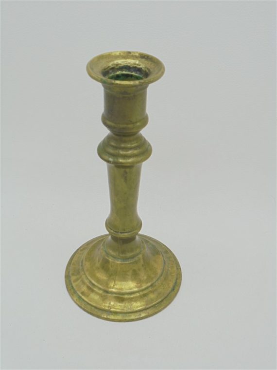 ancien chandelier bougeoir bronze dore laiton