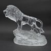 figurine lion cristal presse papier