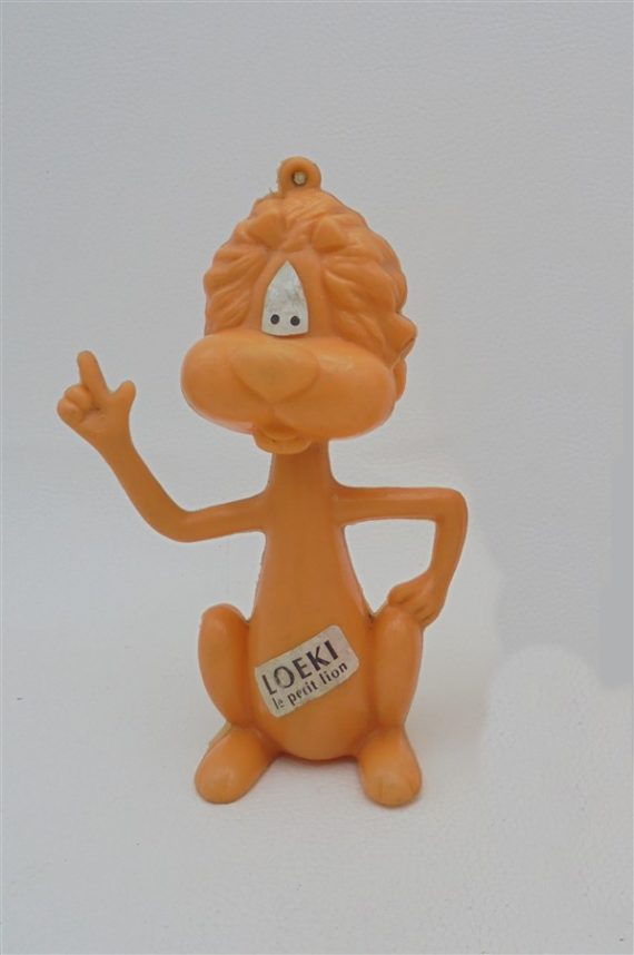 loeki petit lion figurine vintage annees 70