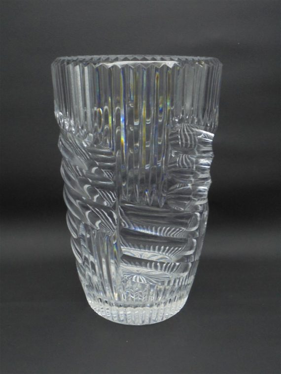 grand vase en cristal design moderne