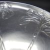 ancien plat piedouche en metal argente signe b henneberg varsovie decor iris art nouveau debut xxe