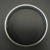 bracelet rond laiton metal couleur argent et nacre