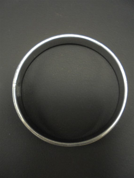 bracelet rond laiton metal couleur argent et nacre