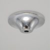 rosace cloche cache fixation suspension lustre cloche metal chrome piece detachee luminaires