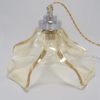 suspension en verre de murano design or irise