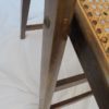chaise pliante vintage cannage et bois