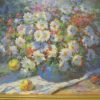 Peinture sur toile signée Jackson - Bouquet de fleurs