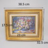 Peinture sur toile signée Jackson - Bouquet de fleurs