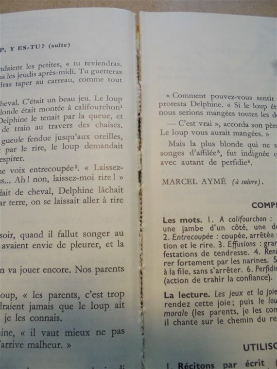 ancien manuel scolaire nouvelles lectures francaises cours moyen 2e annee entree en 6e fernand nathan g.castanet a.r.naudon