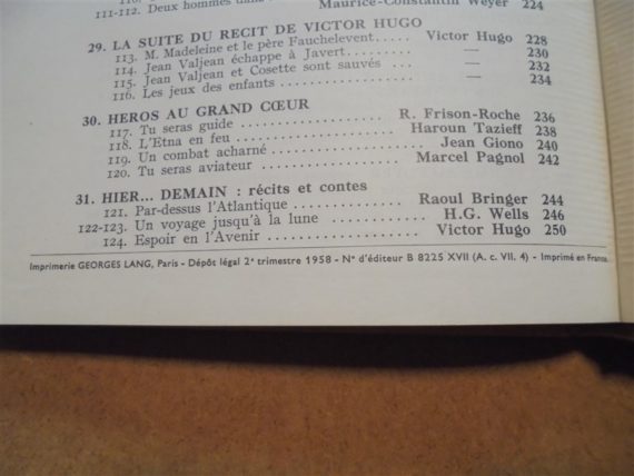 ancien manuel scolaire nouvelles lectures francaises cours moyen 2e annee entree en 6e fernand nathan g.castanet a.r.naudon