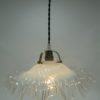 ancienne suspension en opaline luminaire vintage