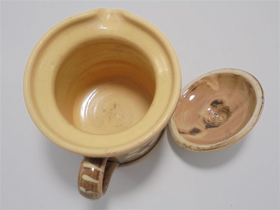 pot a lait alsace SH petite cafetiere theiere ceramique vernissee