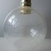 suspension globe en verre bulle