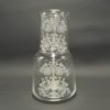 service de chevet carafe verre gobelet