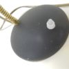 ancienne petite lampe de bureau vintage en metal granite noir