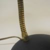 ancienne petite lampe de bureau vintage en metal granite noir