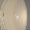 plafonnier vintage rond verre blanc decor carreaux granite